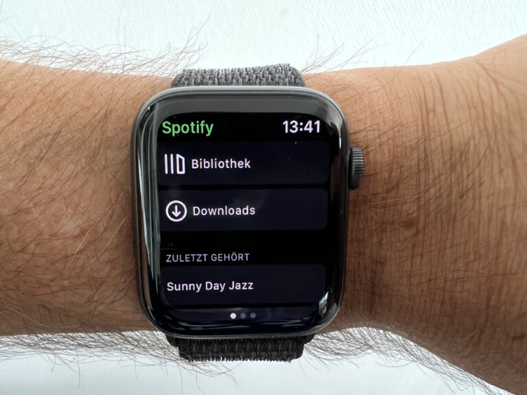 Spotify mit der Apple Watch
