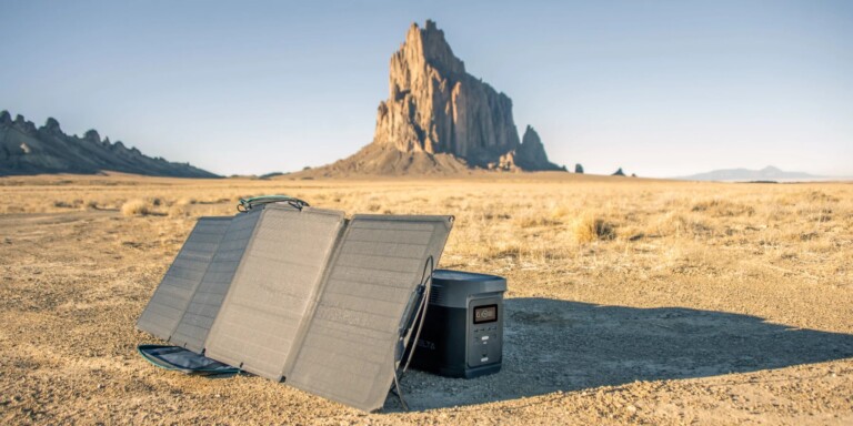 EcoFlow mobile Solaranlage outdoor