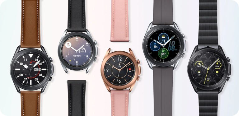 Die Galaxy Watch3 sieht wie eine "richtige" Armbanduhr aus. (Foto: Samsung)