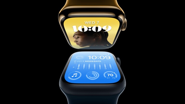 Das Design übernahm Apple komplett von der Apple Watch Series 7. (Foto: Apple)