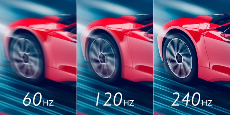 Refreshrate 60 Hz vs 120 Hz vs 240 Hz