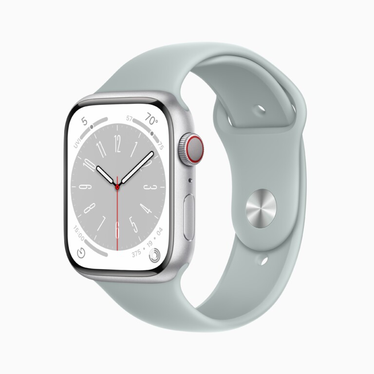 Beispiel für ein Modell der Apple Watch Series 8. (Foto: Apple)