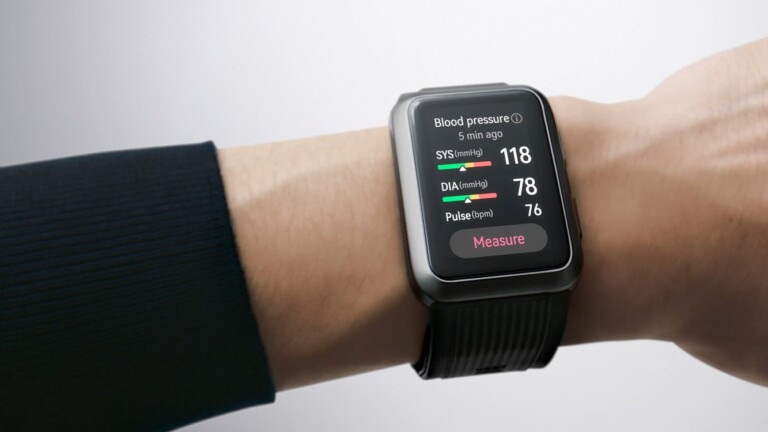 Huawei Watch D: Smartwatch mit Blutdruckmanschette im Armband