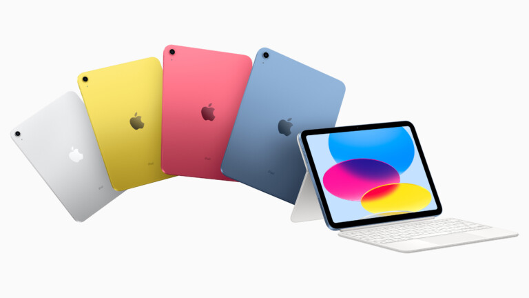 Vier frische neue Farben für das iPad 10