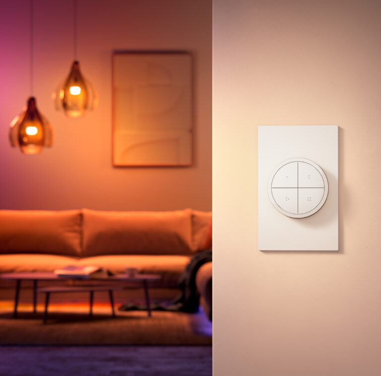 Switches keep you in control, and you can quickly turn off lights anywhere in the home.  (Photo: Signify)