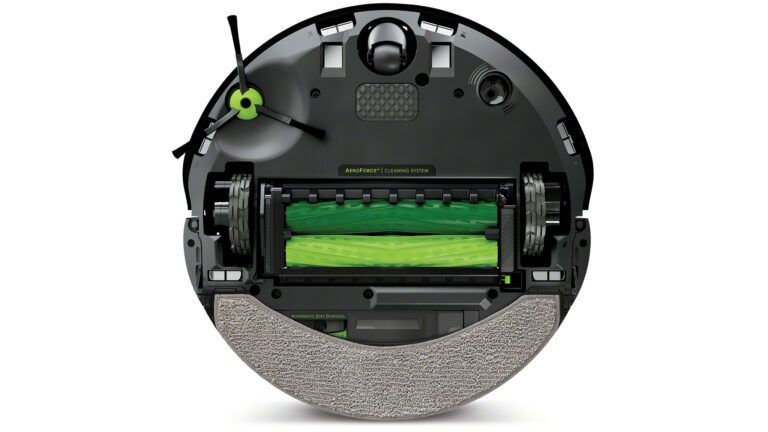 Die Unterseite eines Roomba Combo j7. (Foto: iRobot)