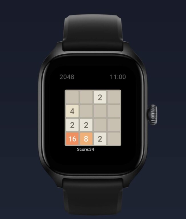 Ein echter Klassiker für deine Uhr: 2048. (Screenshot)