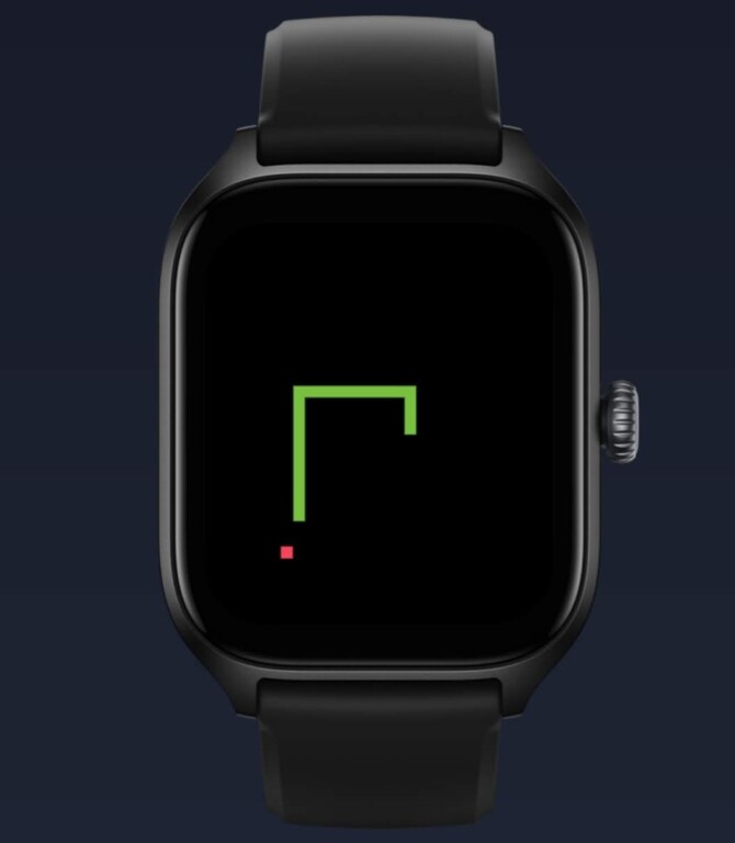 Auch ein Snake gibt es für deine Amazfit-Smartwatch. (Screenshot)