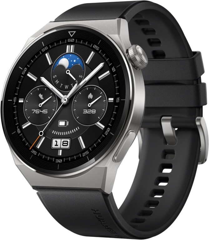 Attraktiv und ausdauernd - die Huawei Watch GT3 Pro. (Foto: Huawei)