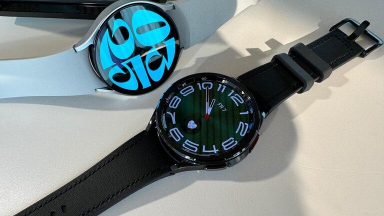 Es gibt mehrere Größen und zwei verschiedene Varianten der Galaxy Watch6. (Foto: Jürgen Vielmeier)