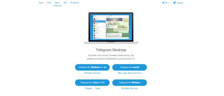 Die Desktop-App von Telegram funktioniert nur als Companion - ein App-Konto auf dem Smartphone ist also Pflicht. (Eigener Screenshot)