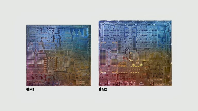Apple M1 M2 Chip Vergleich