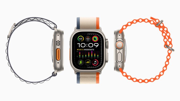 Die Apple Watch Ultra 2 ist noch besser zum Telefonieren geeignet, aber auch sehr viel kostspieliger. (Foto: Apple)