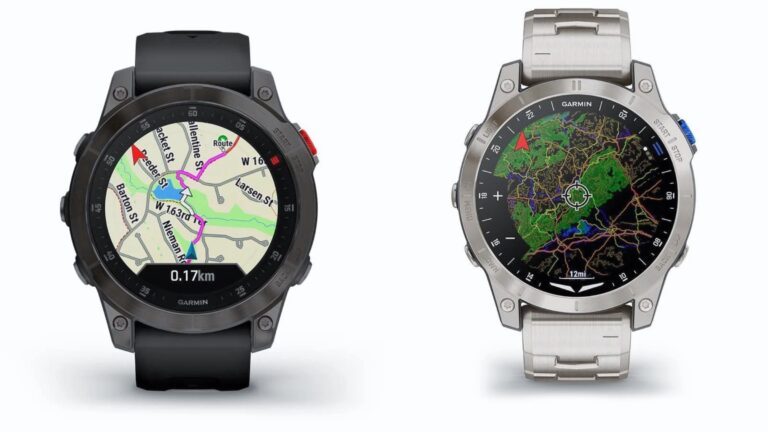Garmin Smartwatches Strecken