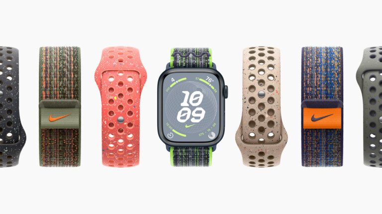 Zahlreiche Armbänder und Watch-Modelle stehen zur Verfügung. Preislich kann die Apple Watch Series 9 auch durchaus 900 Euro kosten. (Foto: Apple)
