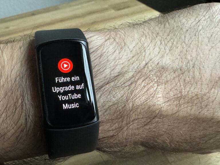 Fitbit Charge 6 App YouTube Music