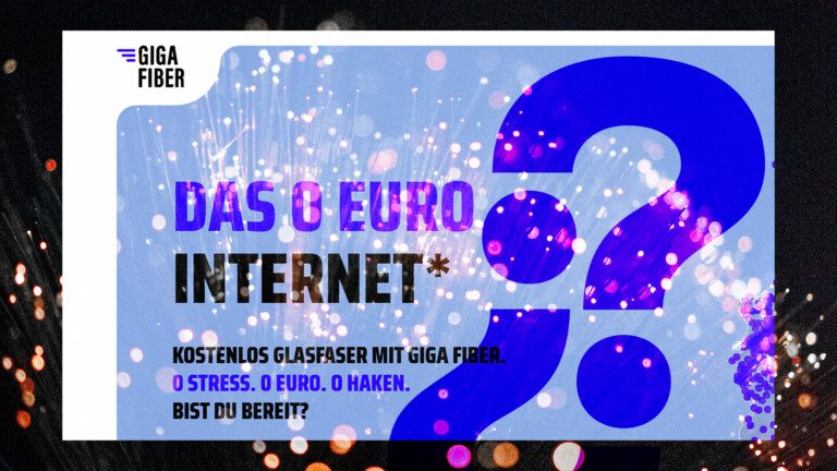 Internet für 0 Euro: Das viel zu schöne Giga-Fiber-Versprechen