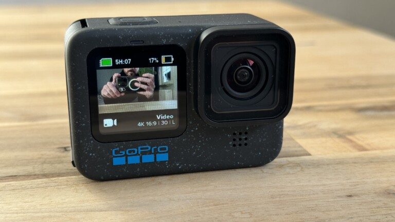 GoPro Hero 12 Test Frontdisplay Selfie
