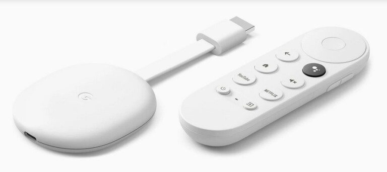 Der Chromecast ist ein kleiner, kompakter Streamingplayer - und nur etwas größer als ein USB-Stick. (Foto: Google)