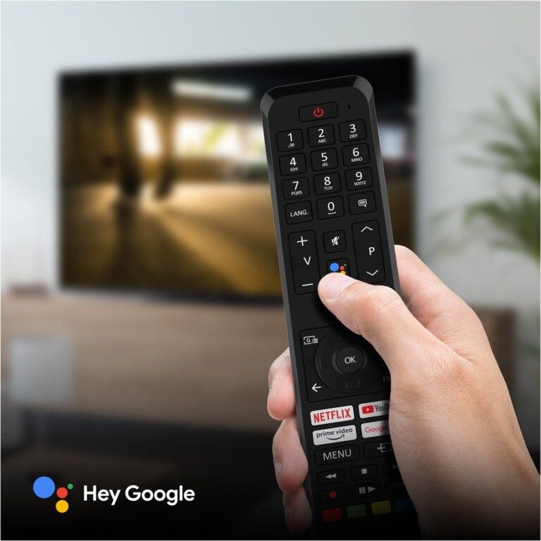 Panasonic verwendet bei aktuellen Fernsehern das Betriebssystem Google TV (Android TV) mit entsprechenden Barrierefrei-Features. (Foto: Panasonic)