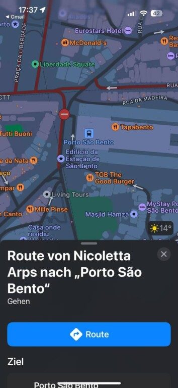 Apple Maps Standortverfolgung