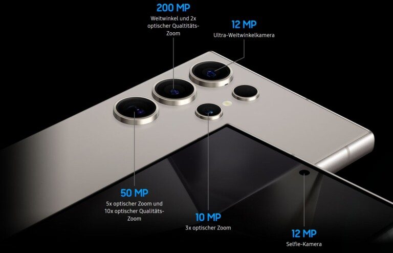 Das Kamera-System des S24 Ultra überarbeitete Samsung dezent. (Foto: Samsung)