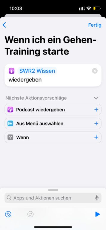 Podcast starten Training