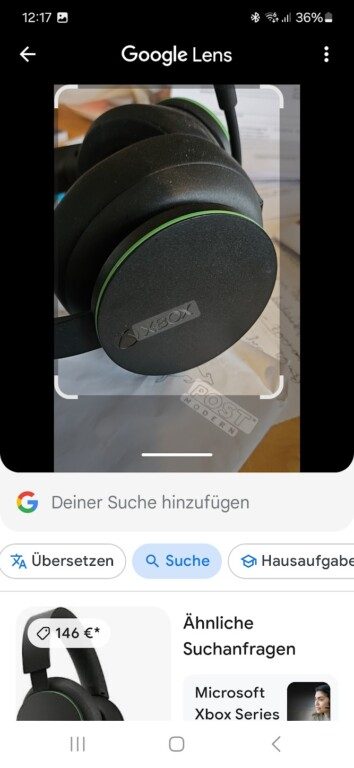 Google Lens eignet sich sehr gut für ältere Smartphones und bietet ähnliche Funktionen wie Circle to Search. (Screenshot)