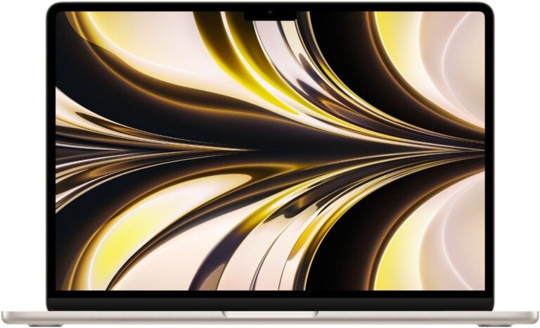 Mit einem MacBook Air M2 erhältst du schon KI-Funktionen. (Foto: Apple)