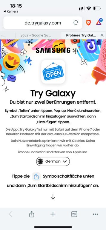 Try Galaxy Installation