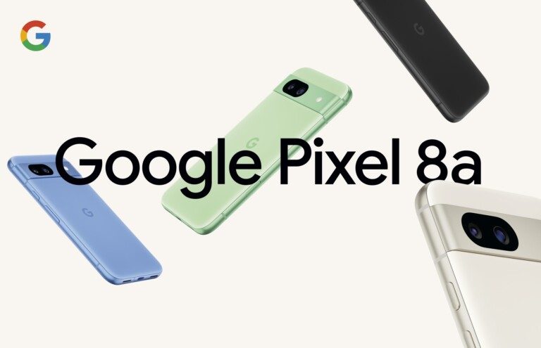 Schick und hochwertig präsentiert sich das Google Pixel 8a. (Foto: Google)