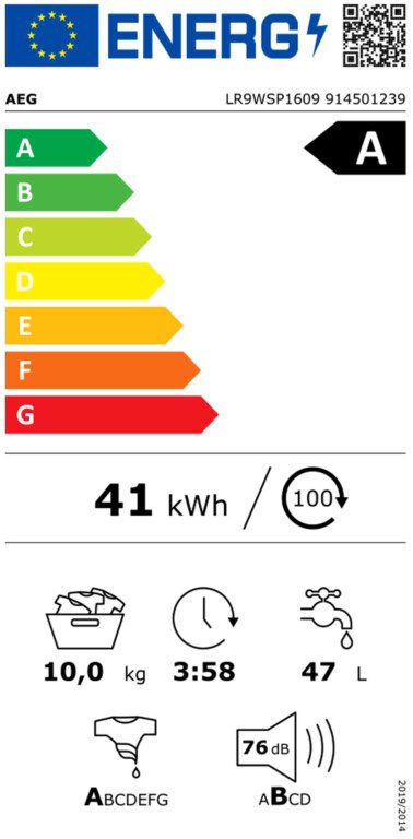 AEG Energielabel