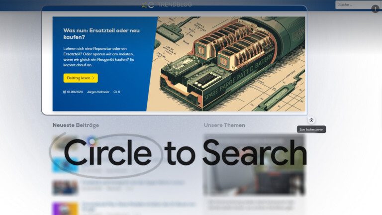 So nutzt du Google Circle to Search auf Windows, Mac und ChromeOS!