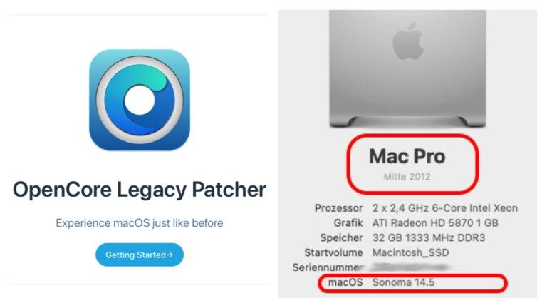 Alter Mac mit neuem macOS – dank OpenCore Legacy Patcher