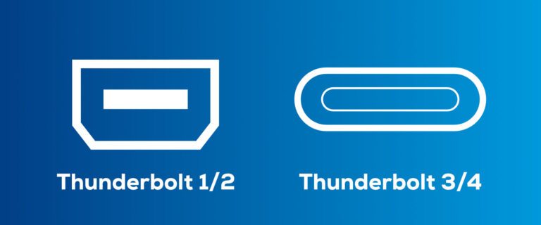 Ports Thunderbolt und USB-C