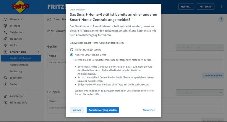 Auch von AVM nicht angegebene Hersteller können mit ihren Produkten kompatibel sein. im Zweifel solltest du es probieren. (Screenshot)