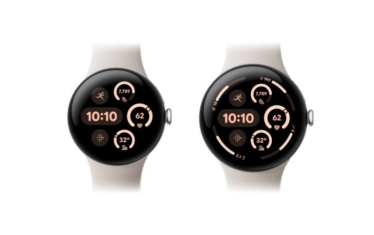 Endlich gibt es zwei Größen bei der Pixel Watch 3. (Foto: Google)