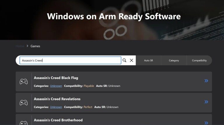 Sehr viele Spiele laufen bereits auf ARM-basierten Rechnern mit Windows. (Screenshot)