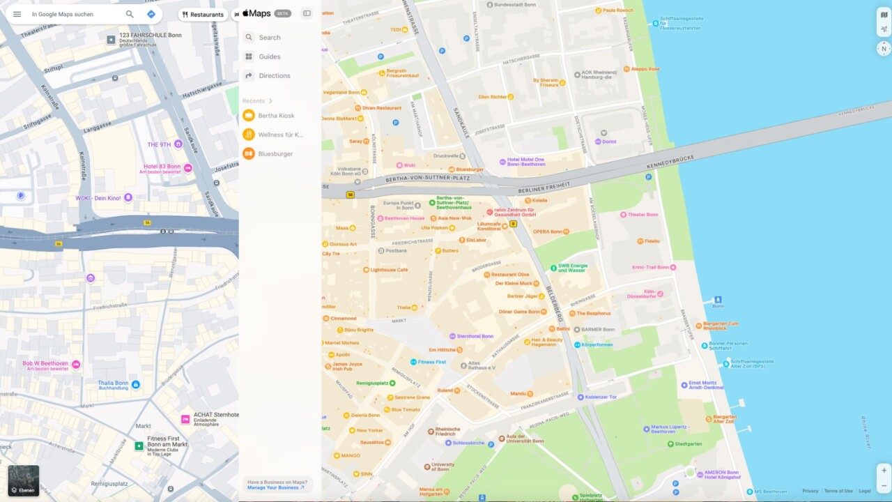 Apple Karten im Browser: 5 Funktionen, die Google Maps schlagen