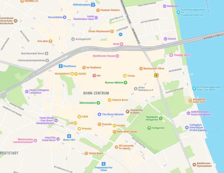 AppleMaps Bonn