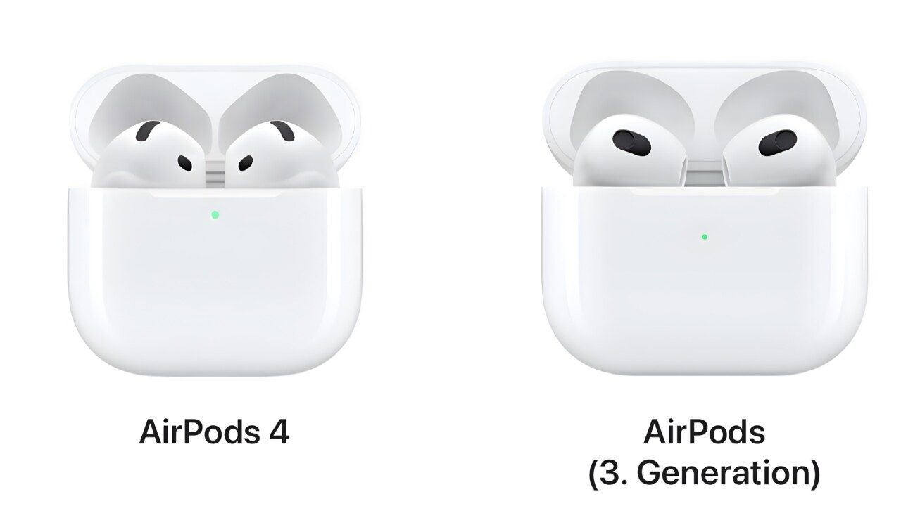 Apple AirPods 4 vs AirPods 3: ANC und mehr