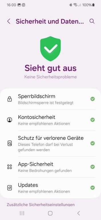 Du findest die Option in "Schutz für verlorene Geräte". (Screenshot)