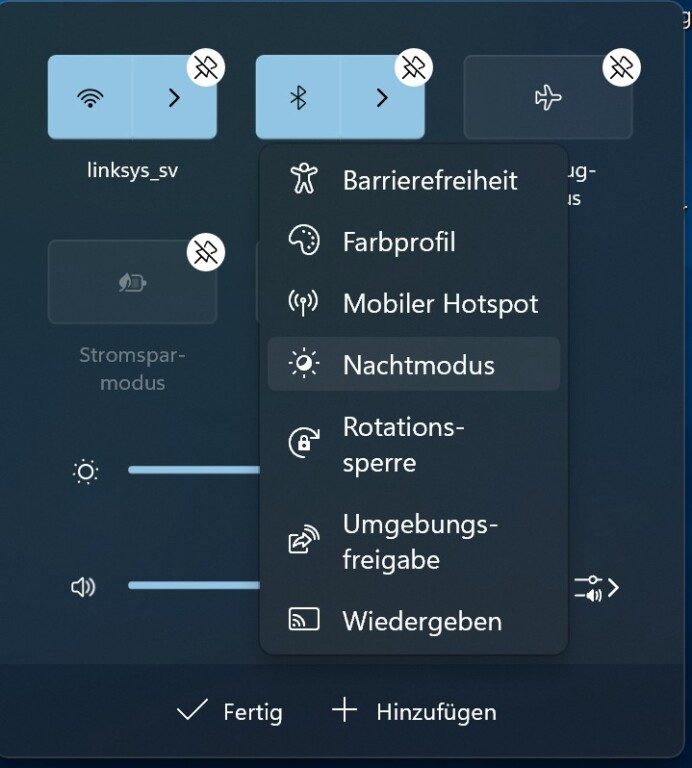 Wähle die Hinzufügen-Option. (Screenshot)