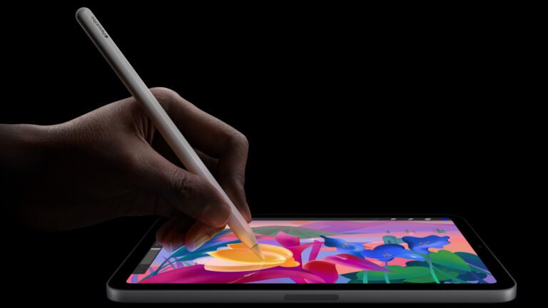 Apple Pencil auf iPad mini 7