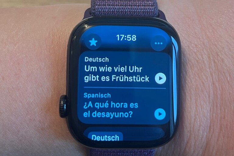 Apple Watch uebersetzen