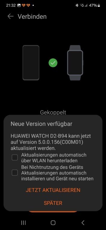 Ein erstes großes Update darf zu Beginn nicht fehlen. (Screenshot)